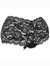 Men's briefs Black&Silver Lace in Black with Vibration,1764562