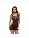 Mini Dress by Lapdance Lace Leopard, Black Pink, 1974177