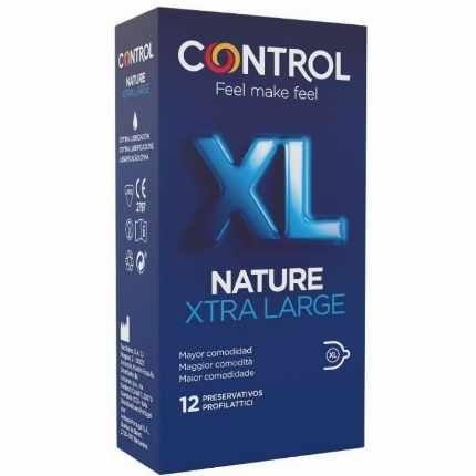 12 x Condoms, Control, XL, Nature,3204572