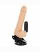 The vibrator is Realistic Basecock Beige, with handle 18.5 cm,2184581