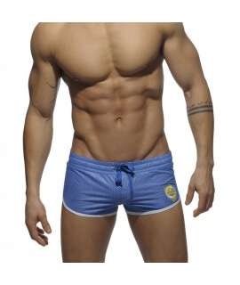 Shorts Addicted Curved Mini Swim Blue 500053