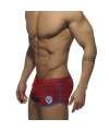 Calções Addicted Curved Mini Swim Vermelho,500055