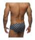 Sunga Addicted Star Printed Sport Stripe Azul Marinho,500042