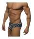 Swimwear Addicted Star Printed Sport Stripe Navy-Blue 500042