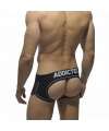 Boxers Addicted Double Piping Bottomless Black 500012