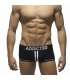 Boxers Addicted Double Piping Bottomless Black 500012