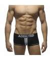 Boxers Addicted Double Piping Bottomless Black 500012