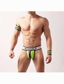 Jockstrap Maskulo YoungEro com Frente Destacável Neon,1264639