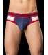 Briefs Kentish Town BARCODE White Navy Blue Red 125021