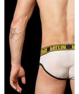 Briefs Kentish Town BARCODE White Yellow Black 125022