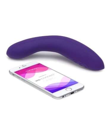 Vibrador Ponto G com App We-Vibe Rave Roxo 19 cm,223013