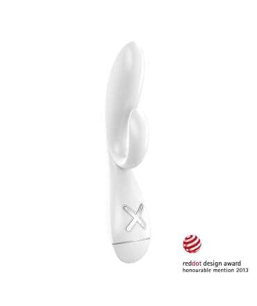 Vibrador Rabbit Branco OVO K1 20 cm,0010020300