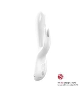 Vibrador Rabbit Branco OVO K3 20 cm,0010050300