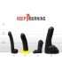 Dildo Keepburning Shaft Black 24 cm 772006