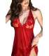 Babydoll Ravishing Red with Lace and Open Back 160002