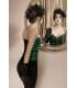 The bodice is Green with Lists Black 161007