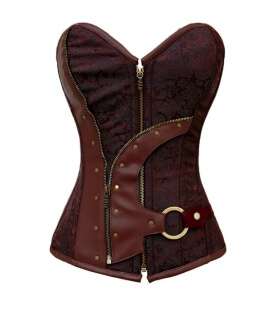 Bodice Steampunk Brown 161010