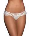 Briefs with Tie and White Lace Thong 176006