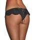 Briefs with tie strings Black Lace Thong 176009