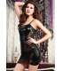 Mini Dress Vinyl and Income only with a Black Shoulder 197021