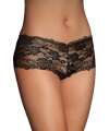 Panties French Black with Straps Cross Behind 176004