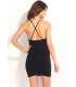 Mini Dress Open Back Cross 197016