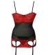 Bustier Valentine Red and Black 160028