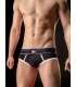 Jockstrap BARCODE Backless Brief Gustavo Black White Blue 126009