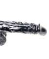 Dildo Black with suction Cup and Testicles 22 cm 0190560500