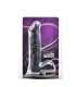 Dildo Preto com Ventosa e Testículos 22 cm,0190560500