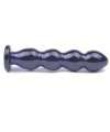 Dildo de Vidro Efeito Bolas Preto 15 cm,225001