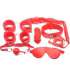 Kit BDSM Vermelho 7 Peças,30561000