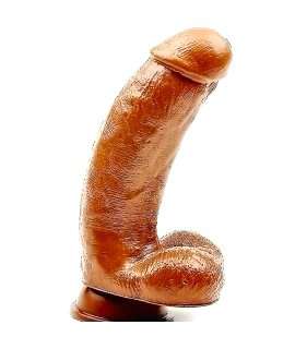 Dildo Being Realistic Brown 17 cm 230004