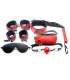 Kit BDSM Vermelho e Preto - 7 peças,030570500