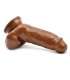 Dildo Being Realístico Castanho 16 cm,230006