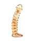 Dildo Dourado de Vidro Espirais,225017