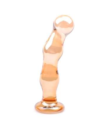 Dildo Vidro Dourado Bolas 16 cm,225018