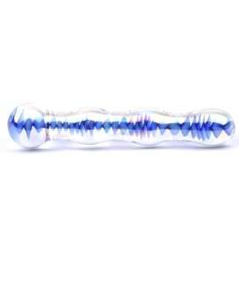 Dildo Blue Glass Balls 18 cm 225016