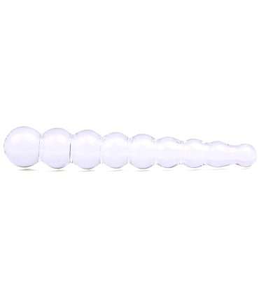 Dildo of Glass beads Transparent 22 cm 225014