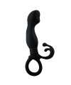 Massager Prostate Little Turtle Silicone Black 13 cm 128001