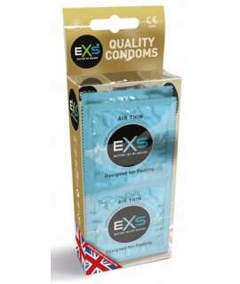 12 x Preservativos EXS Air Thin, EXS