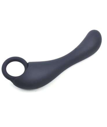 Massager Prostate Aphrodisia Lover Silicone Black 13 cm 128002