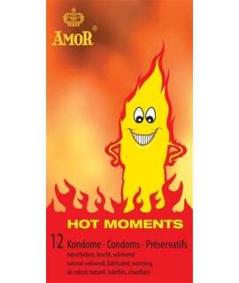 12 x Preservativos Amor Hot Moments,920622