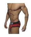 Briefs Addicted Double Piping Bottomless Red 500004