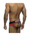 Briefs Addicted Double Piping Bottomless Red 500004