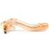 Dildo of Glass with Vibration Golden Dragon 19 cm 225007