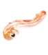 Dildo of Glass with Vibration Golden Dragon 19 cm 225007