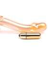 Dildo of Glass with Vibration Golden Dragon 19 cm 225007