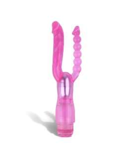 Vibrador Double Pleasure Dual Penetrator Vibe Rosa 27 cm,216002