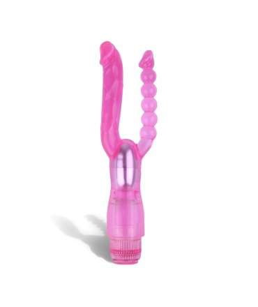 Vibrator Double Pleasure Dual Penetrate Vibe Pink 27 cm 216002